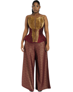 Chronical beaded corset set