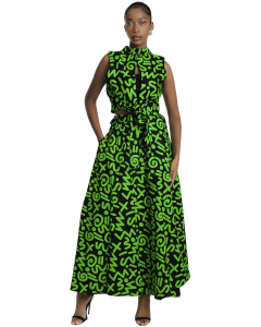 SRC Ankara Wrap skirt & Crop Top