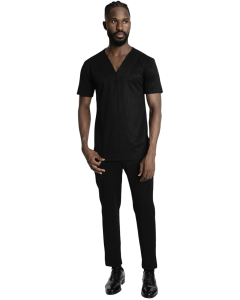 Black cafftan for men