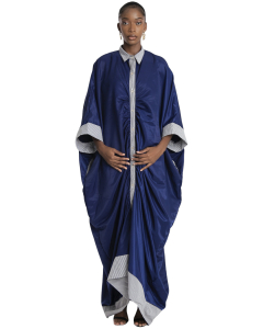 The Ruched Boubou Shirt Dress - Gold