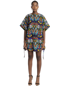 Flare crop top and shorts set