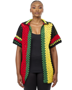 Jamaican Vibe Crochet Unisex Top