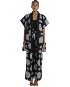 Kimono Set - Black & Grey