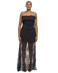 Linda’s lace dress