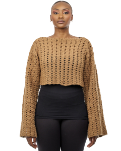 Nude Glow Handmade Shell Top