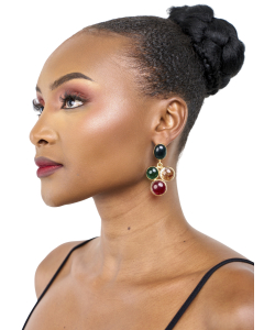 Tunda Multi-Stone Drop Earrings